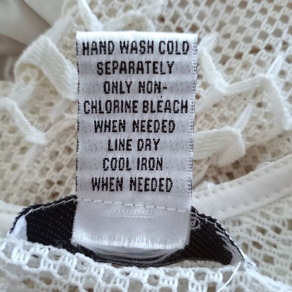 PINKY CREAM LACE DRESS SZ.8 EUC - Picture 7 of 7